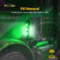 Partsam 1pc Dual Revolution 17 Led Watermelon Light For Semi Truck Amber Turn Signal And Marker To Green Auxiliary W Reflector