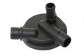 037129101p Crankcase Vent Valve Check With Flange Inlet And Npt Outlet Black Machined Finish 