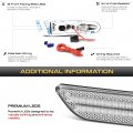 Vipmotoz Switchback Sequential Dual Function Turn Signal Side Marker Lights Compatible With 2002-2013 Bmw E82 E88 E90 E91 E92