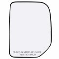 Passenger Right Side Mirror Glass Assembly With Plastic Back Plate Non-heated Compatible 2007-2014 Toyota Fj Cruiser