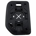 Passenger Right Side Mirror Glass Assembly With Plastic Back Plate Non-heated Compatible 2007-2014 Toyota Fj Cruiser