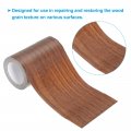 Patikil Wood Grain Repair Tape 4 X30 Self Adhesive Realistic Textured Patch For Floor Door Table Cabinets Desk Dark Brown Oak