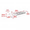 Guaimi Rider Footrest Vario Foot Pegs 360a Adjustable Compatible With F650gs F700gs F750gs F800gs Adv F850gs R1100 1150gs