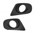Fog Light Trim For Dodge Journey 2011 To 2019 Front Driver And Passenger Side Pair Textured Black With Fascia Type 2 Ch1038148 