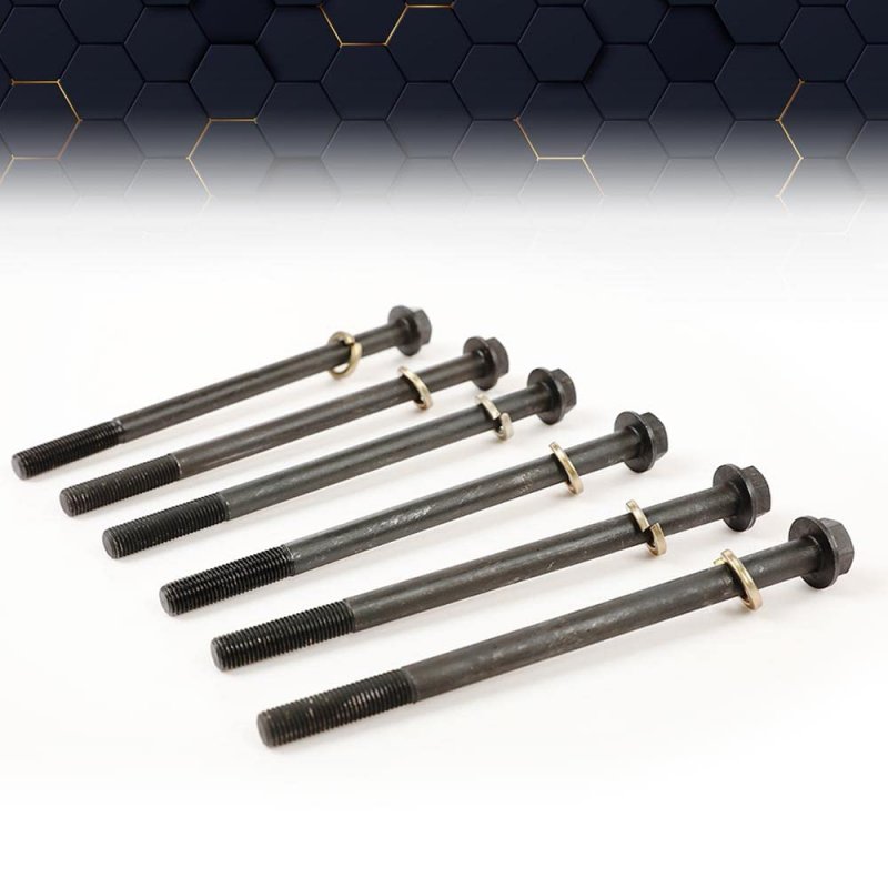 6 Pcs Cylinder Head Bolts For 2016 2020 General 1000 2015 2019 Ace 2013 Ranger 2011 Rzr 2014 Sportsman 570