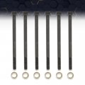 6 Pcs Cylinder Head Bolts For 2016 2020 General 1000 2015 2019 Ace 2013 Ranger 2011 Rzr 2014 Sportsman 570