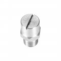 Uxcell Flat Fan Spray Tip 1 8bspt Male Thread 304 Stainless Steel Nozzle 110 Degree 2mm Orifice Diameter 2 Pcs