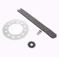 1999-2004 Fits Kawasaki Kx250 Kx 250 Chain And Sprocket Silver 13 48 114l