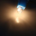 Uxcell 10pcs Dc 12v 1 1w Yellow B8 4 Dashboard Indicator Light Bulb For Car Internal