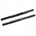 Uxcell 2 Pcs Folding Shelf Brackets 20 Inch Iron Collapsible L Bracket Wall Mounted For Table Work Bench Black