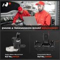A-premium Engine Motor Mount And Transmission Kit Compatible With Mazda 2 2011 2012 2013 2014 1 5l Automatic 2-pc Set Replace