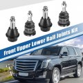 X Autohaux 4pcs Front Upper Lower Ball Joint No K6540 K6541 For Cadillac Escalade Esv Ext Chevy Silverado Avalanche Tahoe Gmc