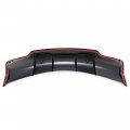 Hecasa Rear Diffuser Compatible With 2017-2023 Tesla Model 3 V Style Lower Bumper Lip Spoiler Splitter Valance Abs Plastic