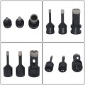 9 Piece Diamond Drill Bit Set Core Hole Saw Kit For Tile Ceramic Marble Granite Stone Cutting 6 To 68mm 0 23 2 68 In M14 Thread