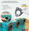 Kawasaki Jet Skis 1100 Zxi Stx Di Ultra 130 Exhaust Manifold Exhaust Head Rebuild Gaskets Kit