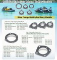 Kawasaki Jet Skis 1100 Zxi Stx Di Ultra 130 Exhaust Manifold Exhaust Head Rebuild Gaskets Kit