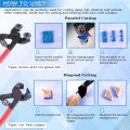 12 Piece Mosaic Tools Set With Wheeled Glass Nippers Tile Cutter Pliers And 10 High Strength Needle Files For Ceramic Cutting
