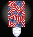 American Flag Collage Decorative Night Light 