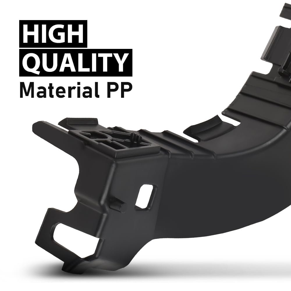 Front Left Bumper Mounting Bracket For Lr2 Freelander 2 L359 2006 2014 Black Polypropylene Replaces Lr029746