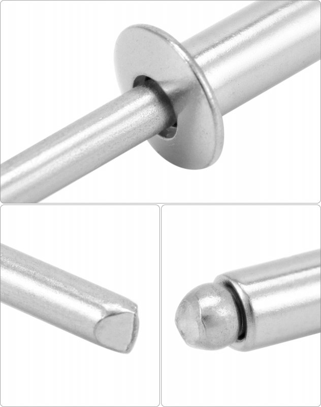 Stainless Steel Blind Rivets 500 Pcs 3 16 X 1 2 Pop