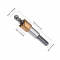 Uxcell 15mm Hss Drill Bit Hole Saw Stainless High Speed Steel Metal Alloy