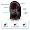 Amerilite Smoke Replacement Brake Tail Lights Set For 02-07 Jeep Liberty Suv Passenger Right And Driver Left Side