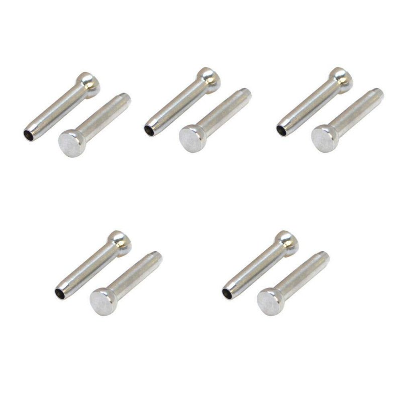 Prolinemax 10 Pc 1 4 Stainless Steel T316 Swage Stemball For Wood Post Cable Railing