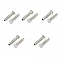 Prolinemax 10 Pc 1 4 Stainless Steel T316 Swage Stemball For Wood Post Cable Railing 