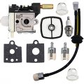 Carburetor Carb Kit For C302 C262 Shindaiwa A021004830 A021004600 Brush Cutter Part With Gaskets Fuel Filter Spark Plug 