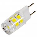 Hqrp 4-pack G8 Bi-pin 17 Leds Light Bulb Smd 2835 Cool White For Fitting Desk Lamps Wall Mounts Sconces