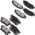 Ceramic Brakes Pads Quick Stop Front Rear Brake Pad Fit For 2001-2003 Acura Cl 1999-2004 Rl 1999-2008 Tl