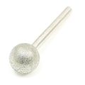 Preamer 12 Pcs 1 8 Shank Diamond Tipped Coated Mount Point Rotary Grinding Head Jewelry Lapidary Burr 4-12mm