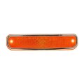 Side Marker Lights For Gmc K1500 Suburban 1978 1979 1980 Driver And Passenger Pair Amber Lens With Chrome Trim Replacement