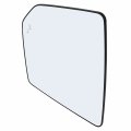 Driver Left Side Mirror Glass Assembly With Plastic Back Plate Blind Spot Detection Heated Compatible 2015-2020 Ford F150 Truck