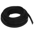 Pet Expandable Sleeving 25ft 1 2 Black Cable Management Sleeve Cord Organizer For Wrap Protect 