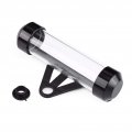 Universal Motorcycle Motorbike Secure Tax Disc Tube Waterproof Cylindrical Holder Frame Lindrical For Motorcycles Black