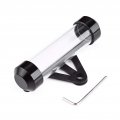 Universal Motorcycle Motorbike Secure Tax Disc Tube Waterproof Cylindrical Holder Frame Lindrical For Motorcycles Black