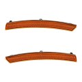 Front Reflector Pair For Honda Cr V 2023 2024 Amber Plastic Lens Capa Certified Driver And Passenger Side Ho2556102c Ho2557102c 