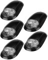 5x Roof Cab Marker Running Lights Smoke Lens Amber Led For Dodge Ram 1500 2500 3500 4500 5500 2003 2016 Universal Waterproof 