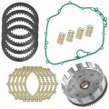 Caltric Clutch Basket And Friction Plates Kit Compatible With Kawasaki Bayou 300 Klf300-a B 1986-2004