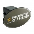 U S Army Proud Mother Of A Soldier Oval Tow Trailer Hitch Cover Plug Insert