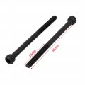 Uxcell M2 5x35mm Alloy Steel Hex Socket Head Knurled Cap Screw Bolt Black 20pcs