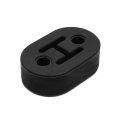 Black 2 Hole Universal Race Car Rubber Muffler Exhaust Pipe Hanger Bushing Bushes 