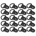 Secosautoparts New 20 Pcs Black D Shape Tie Down Anchors Ring For Car Truck Trailers Rv Boats