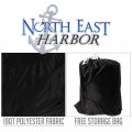 Deluxe Black Utv Cover Fits Up To 120 L W Roll Cage- 190t Polyester Water And Sunray Resistant Storage Compatible With Polaris
