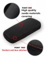 Juiveel For Kia Stinger Accessories Memory Foam Car Armrest Cushion Center Console Arm Rest Covering Middle Covers Cover