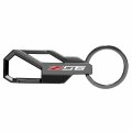 Ipick Image For Chevrolet Corvette C7 Z06 Gunmetal Black Carabiner-style Snap Hook Metal Key Chain Keychain Only Official
