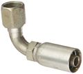 Eaton Weatherhead Coll-o-crimp 33608e-670 90 Degree Female Swivel Tube Elbow Fitting Sae 37 Aisi 12l14 Carbon Steel 1 2 Hose Id 