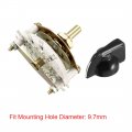 Uxcell 2p4t 2 Pole 4 Position 1 Deck Band Channel Rotary Switch Selector With Knob