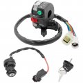 M Mati Start Stop Headlight Switch Ignition Key For Yamaha Big Bear 400 2007-2008 5km-83972-00-00 5km-83973-00-00